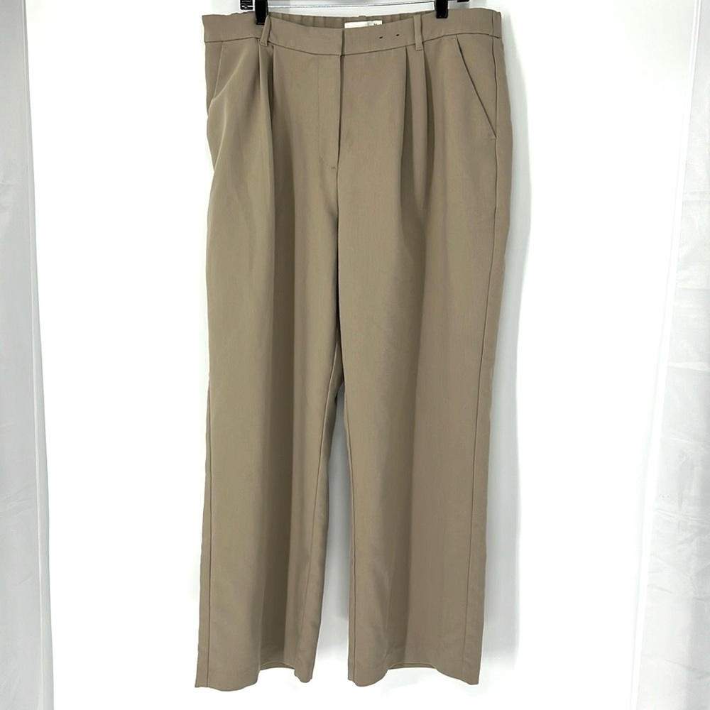 Abercrombie & Fitch NWOT women’s high rise wide leg trousers 34